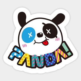 Fun Panda Party Sticker